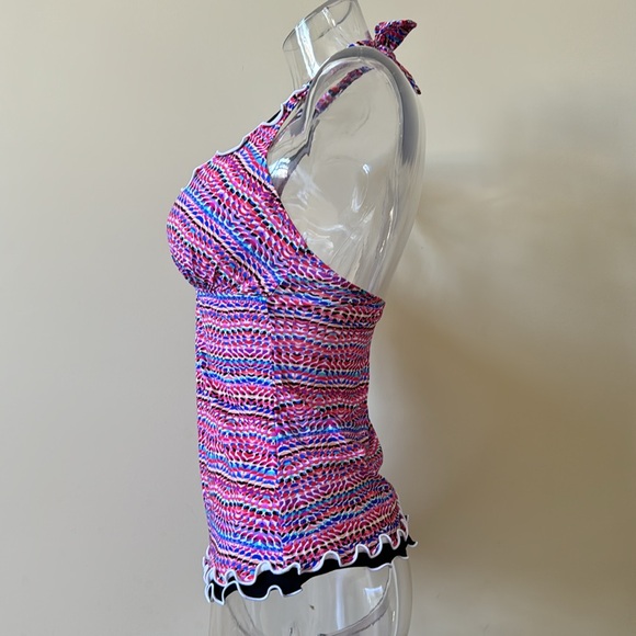 New Profile by Gottex halter Tankini top with soft cups for support - Picture 2 of 6